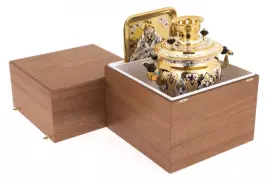 Самовар "Зимние узоры" Златоуст