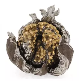 Авторская скульптура из бронзы "Золотой гранат"