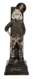Porcelain statuette "Einstein"