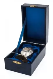 Silver Easter egg "H.V."