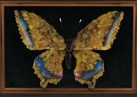 Amber panel "Butterfly"