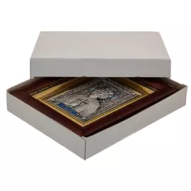 Икона "Святой равноапостольный князь Владимир" с посеребрением