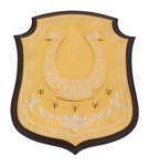 Horseshoe housekeeper from ash "Health. Happiness. Good" Zlatoust