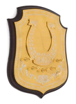 Horseshoe housekeeper from ash "Health. Happiness. Good" Zlatoust