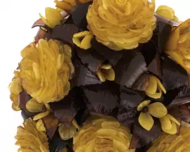 Ikebana made of amber "Early spring"