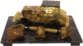 Amber writing device "Car" with a handle
