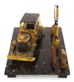 Amber writing device "Car" with a handle