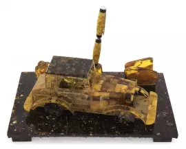 Amber writing device "Car" with a handle