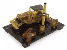 Amber writing device "Car" with a handle