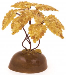 Amber tree (4 branches)