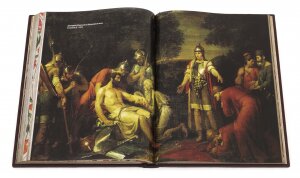 Подарочная книга в кожаном переплёте "Великие князья Рюриковичи"