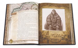 Подарочная книга в кожаном переплёте "Русская арктика. Со времен Петра 1"