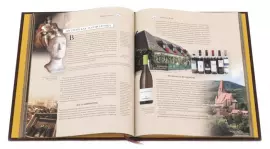 Подарочная книга в кожаном переплёте "Крепкие напитки: Вино"