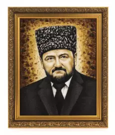Portrait of amber "Akhmat Kadyrov"