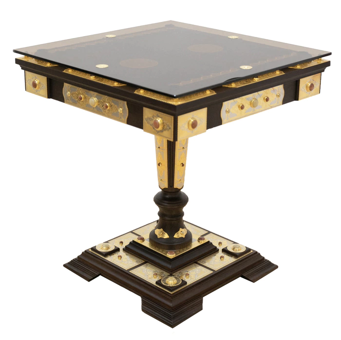 Backgammon table "Decorated" Zlatoust