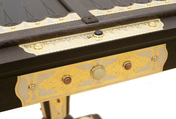 Backgammon table "Decorated" Zlatoust
