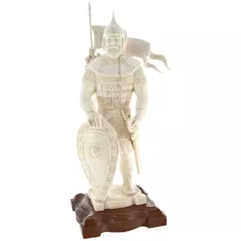 Sculpture of a mammoth tusk "Rusich"