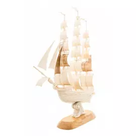 Souvenir from a mammoth tusk "Sailboat"