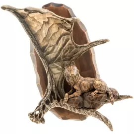 Панно из рога лося "Над вечным покоем"