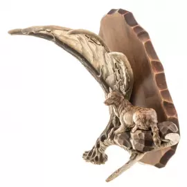 Панно из рога лося "Над вечным покоем"