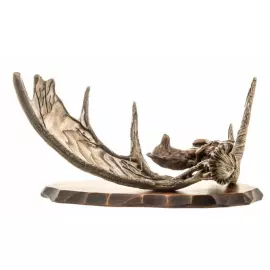 Панно из рога лося "Над вечным покоем"