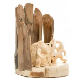 Сувенир из бивня мамонта "Охота на мамонта" Сувенир из бивня мамонта "Охота на мамонта"