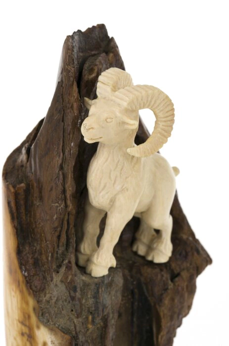 A product made of mammoth tusk "Mountain sheep"