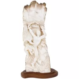 Mammoth tusk sculpture "Prometheus"