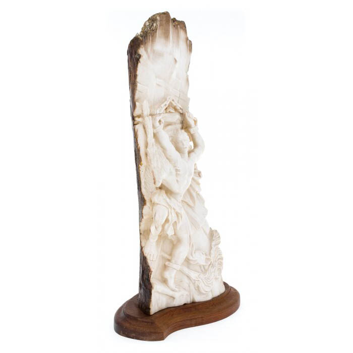 Mammoth tusk sculpture "Prometheus"