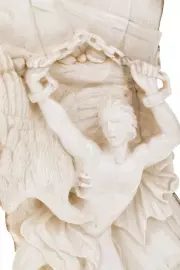 Mammoth tusk sculpture "Prometheus"