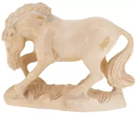 Скульптура из бивня мамонта "Рысак"