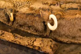 Бизнес-набор из бивня мамонта "Мамонты"