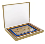 Gift panel "Luck" (blue passepartout)