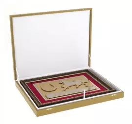 Подарочное панно "Удача" красное паспарту