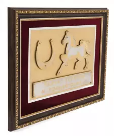 Подарочное панно "Удача" красное паспарту