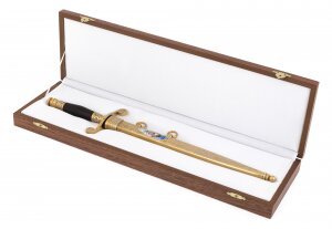 Officer's cutlass with enamels, Zlatoust