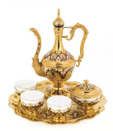 Чайный сервиз "Восточный" на 3 персоны, Златоуст