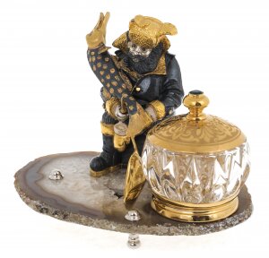 Caviar bowl "Winter fishing"