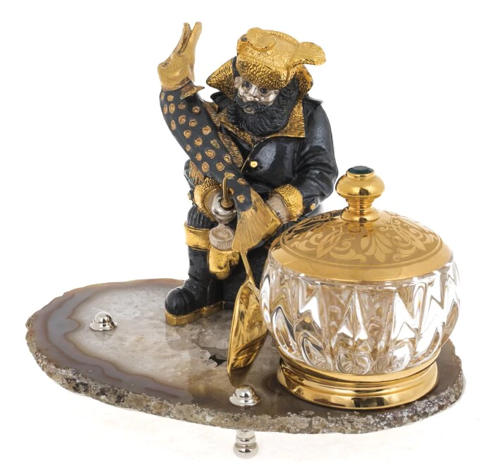 Caviar bowl "Winter fishing"