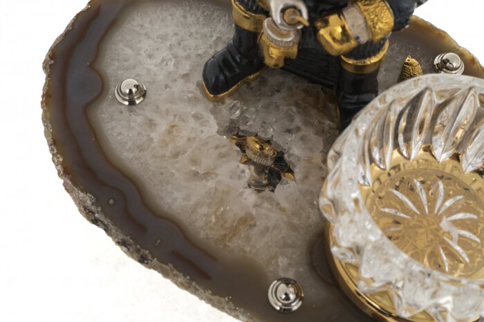 Caviar bowl "Winter fishing"