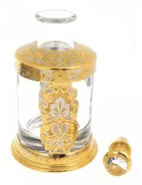 Набор икорно-водочный "В гостях у сказки" на агате, Златоуст на 2 персоны