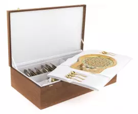 Чайный сервиз с самоваром "Душевная беседа" на 6 персон, Златоуст