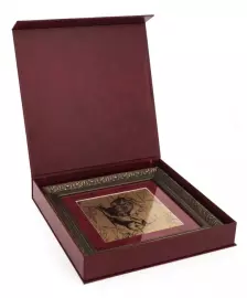 Панно на сусальном золоте "Козерог"