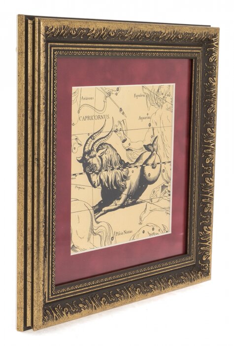 Panel on gold leaf "Capricorn"