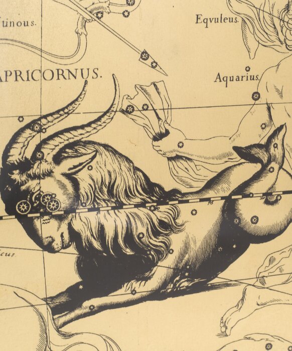 Panel on gold leaf "Capricorn"