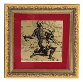 Панно на сусальном золоте "Водолей"