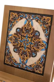 Подарочная книга в кожаном переплете и окладе "Омар Хайям" с закладкой, Златоуст