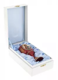 Пасхальное яйцо с перламутром "Святые образы"