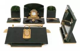 Письменный набор из нефрита