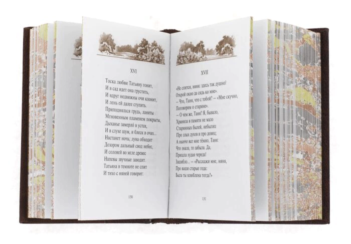 Миниатюрная книга "Евгений Онегин"